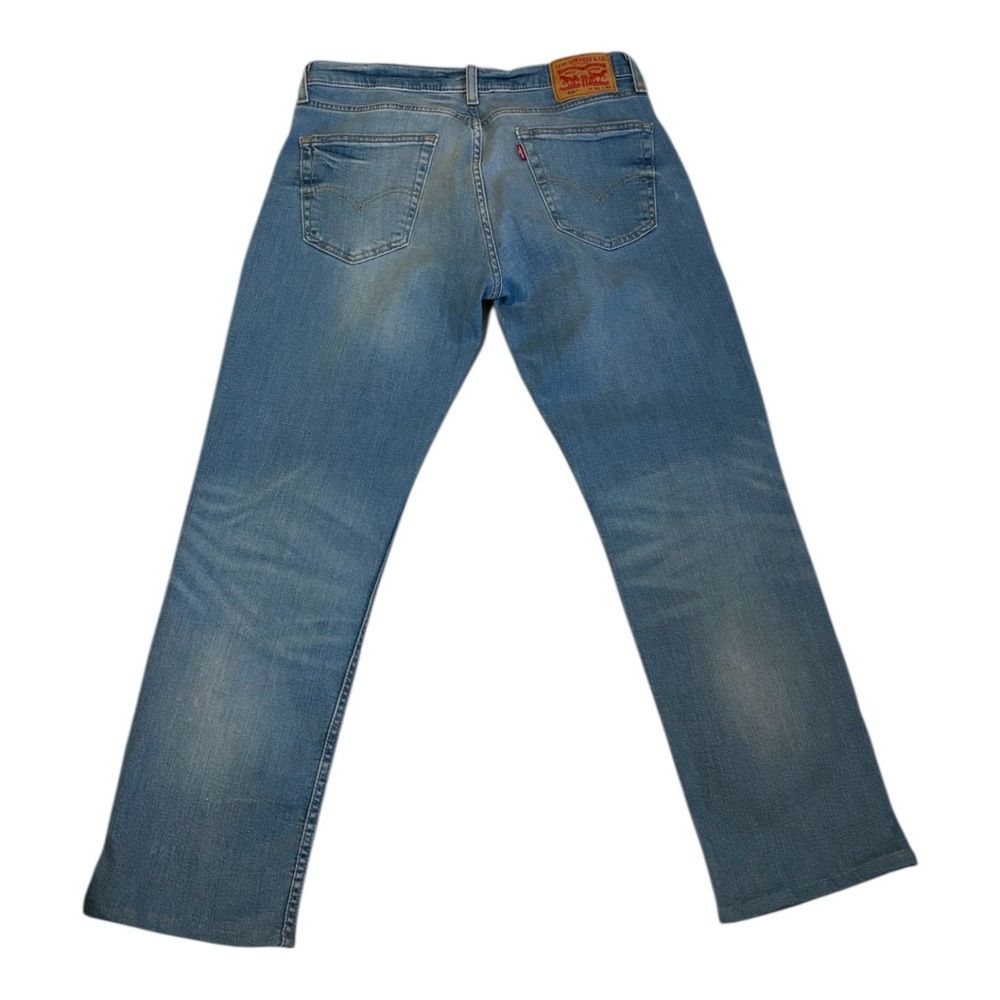 Levi's 514 Men's Relaxed Fit Blue Jeans Size W32 L32 - Picture 3 of 3